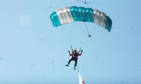 Atraksi Penerjun Meriahkan Deklarasi Taman Wisata Dunia Di Bali