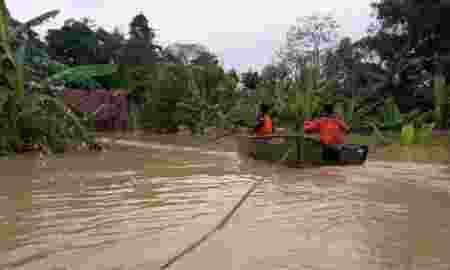 Curah Hujan Tinggi 3 Kecamatan Di Langkat Terendam Banjira