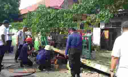 Tembok Roboh Sekolah Dasar Di Pekanbaru Menimpa Sejumlah Pelajar