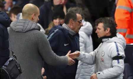 Komentar Guardiola Setelah Sarri Enggan Menjabat Tangannya